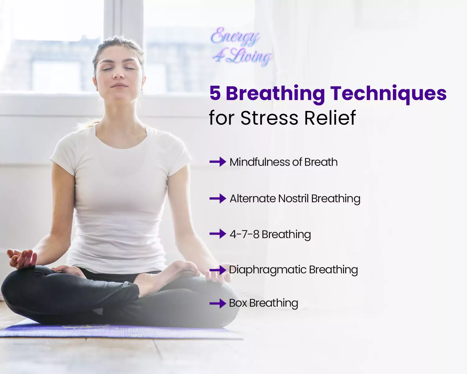 5 Breathing Techniques for Stress Relief